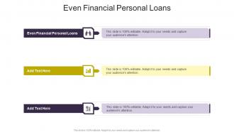 Even Financial Personal Loans In Powerpoint And Google Slides Cpb