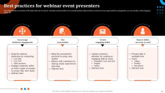 Event Advertising Via Social Media Channels Powerpoint Presentation Slides MKT CD V Slides Customizable