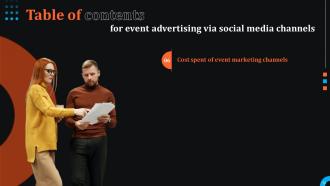 Event Advertising Via Social Media Channels Powerpoint Presentation Slides MKT CD V Unique Compatible