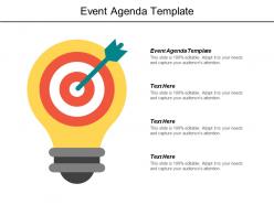 Event agenda template ppt powerpoint presentation file designs cpb