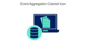 Event Aggregation Colored Icon In Powerpoint Pptx Png And Editable Eps Format