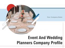 Event and wedding planners company profile powerpoint presentation slides