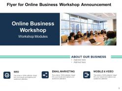 Event Announcement Business Corporate Location Business Workshop