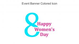 Event Banner Colored Icon In Powerpoint Pptx Png And Editable Eps Format
