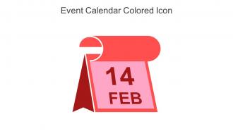 Event Calendar Colored Icon In Powerpoint Pptx Png And Editable Eps Format