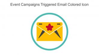 Event Campaigns Triggered Email Colored Icon In Powerpoint Pptx Png And Editable Eps Format