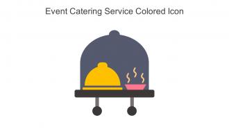 Event Catering Service Colored Icon In Powerpoint Pptx Png And Editable Eps Format