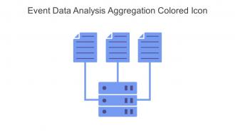 Event Data Analysis Aggregation Colored Icon In Powerpoint Pptx Png And Editable Eps Format