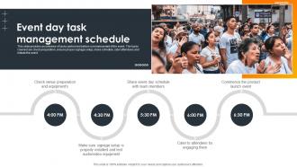 Event Day Task Management Schedule Impact Of Successful Product Launch Event