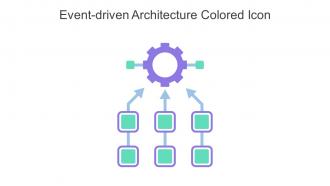 Event Driven Architecture Colored Icon In Powerpoint Pptx Png And Editable Eps Format