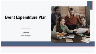 Event Expenditure Plan PPT Presentation ST AI
