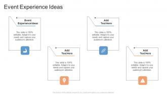 Event Experience Ideas In Powerpoint And Google Slides Cpb