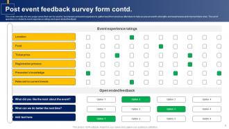Event Feedback Survey Powerpoint Ppt Template Bundles Survey Pre-designed Impressive