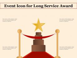 Event icon for long service award