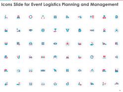 Event Logistics Planning And Management Powerpoint Presentation Slides