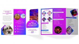 Event Management Brochure Trifold