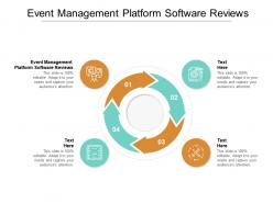 Event management platform software reviews ppt powerpoint presentation outline show cpb