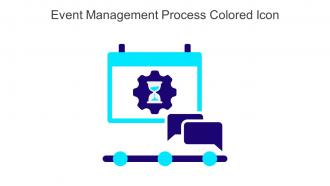 Event Management Process Colored Icon In Powerpoint Pptx Png And Editable Eps Format