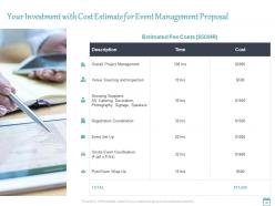 Event Management Proposal Template Powerpoint Presentation Slides