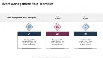 Event Management Risks Examples In Powerpoint And Google Slides Cpb