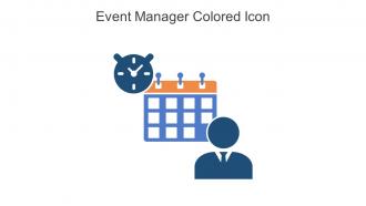Event Manager Colored Icon In Powerpoint Pptx Png And Editable Eps Format