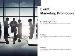 Event marketing promotion ppt powerpoint presentation layouts show cpb