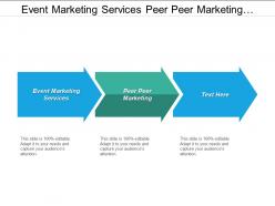 Event marketing services peer peer marketing marketing financial services cpb