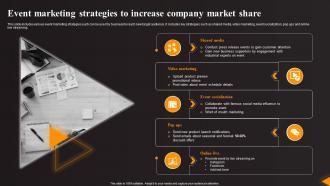 Event Marketing Strategies To Increase Company Market Share