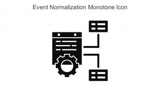 Event Normalization Monotone Icon In Powerpoint Pptx Png And Editable Eps Format