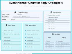 Event Organizer Corporate Planning Successful Development Management