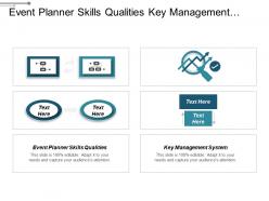 Event planner skills qualities key management system strategy development cpb