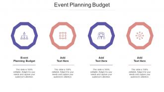 Event Planning Budget Ppt Powerpoint Presentation Show Structure Cpb