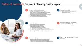 Event Planning Business Plan Powerpoint Presentation Slides Best Good