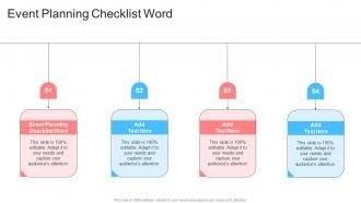 Event Planning Checklist Word In Powerpoint And Google Slides Cpb