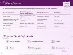Event planning company profile powerpoint presentation slides