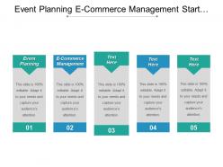Event planning e commerce management start business financial planning cpb
