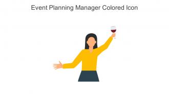 Event Planning Manager Colored Icon In Powerpoint Pptx Png And Editable Eps Format