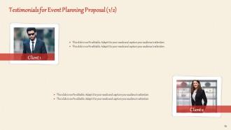 Event Planning Proposal Template Powerpoint Presentation Slides