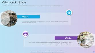 Event Planning Service Company Profile Powerpoint Presentation Slides
