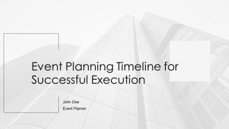 Event Planning Timeline For Successful Execution PPT Example AT