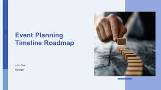 Event Planning Timeline Roadmap PPT Slides AT