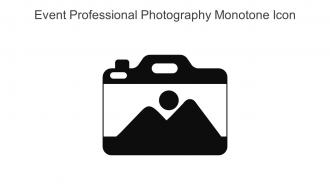 Event Professional Photography Monotone Icon In Powerpoint Pptx Png And Editable Eps Format