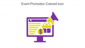 Event Promotion Colored Icon In Powerpoint Pptx Png And Editable Eps Format