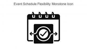 Event Schedule Flexibility Monotone Icon In Powerpoint Pptx Png And Editable Eps Format