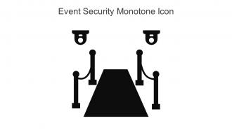 Event Security Monotone Icon In Powerpoint Pptx Png And Editable Eps Format