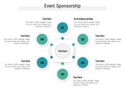 Event sponsorship ppt powerpoint presentation model guide cpb