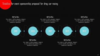 Event Sponsorship Proposal For Drag Car Racing Powerpoint Presentation Slides Multipurpose Adaptable