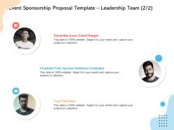 Event sponsorship proposal template leadership team l12246 ppt powerpoint example