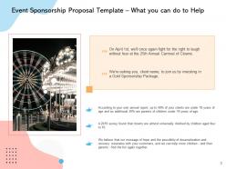 Event Sponsorship Proposal Template Powerpoint Presentation Slides