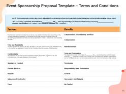 Event Sponsorship Proposal Template Powerpoint Presentation Slides